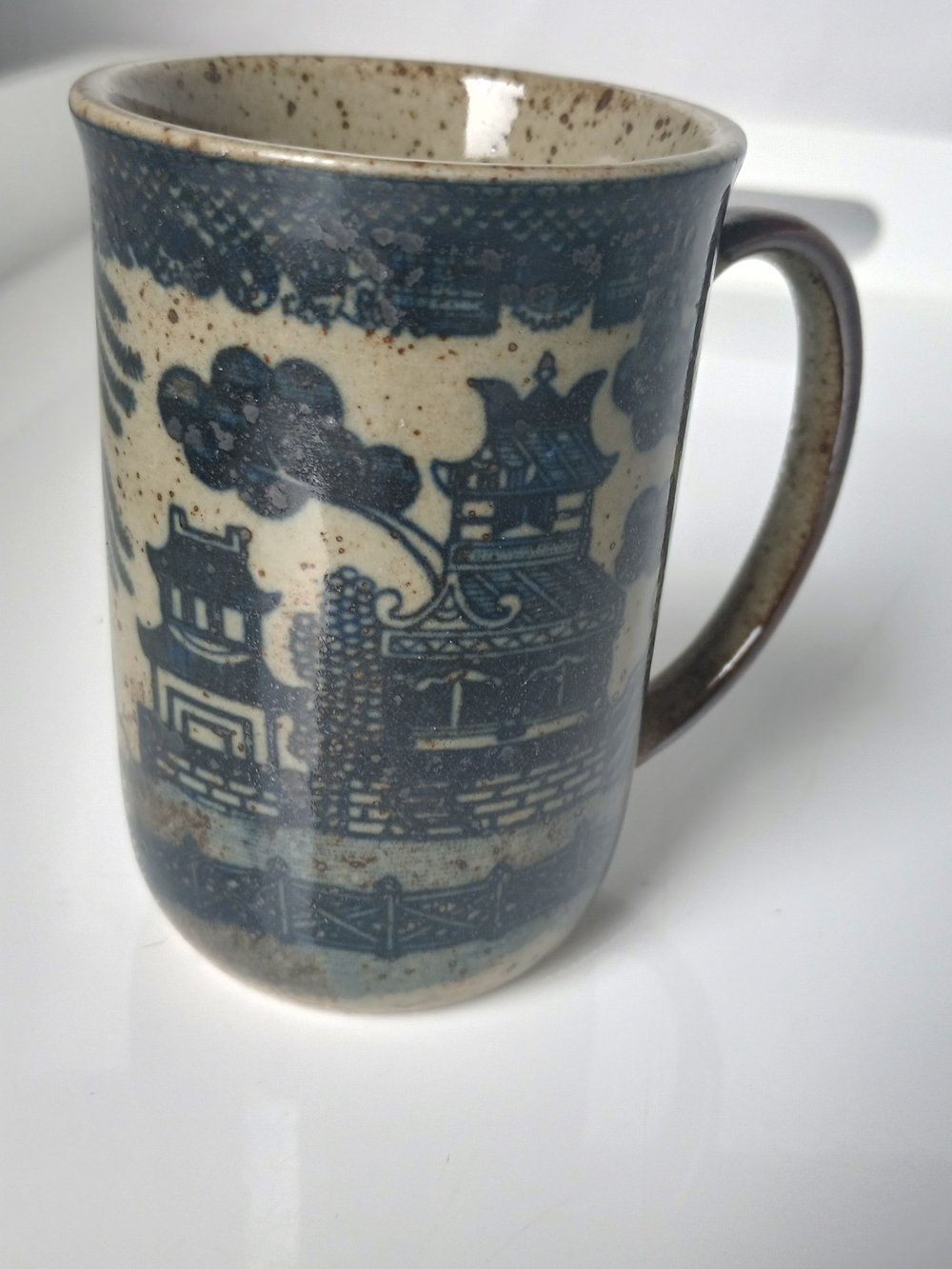 Blue Willow "For King Imports Japan" Transfer Ware Mug